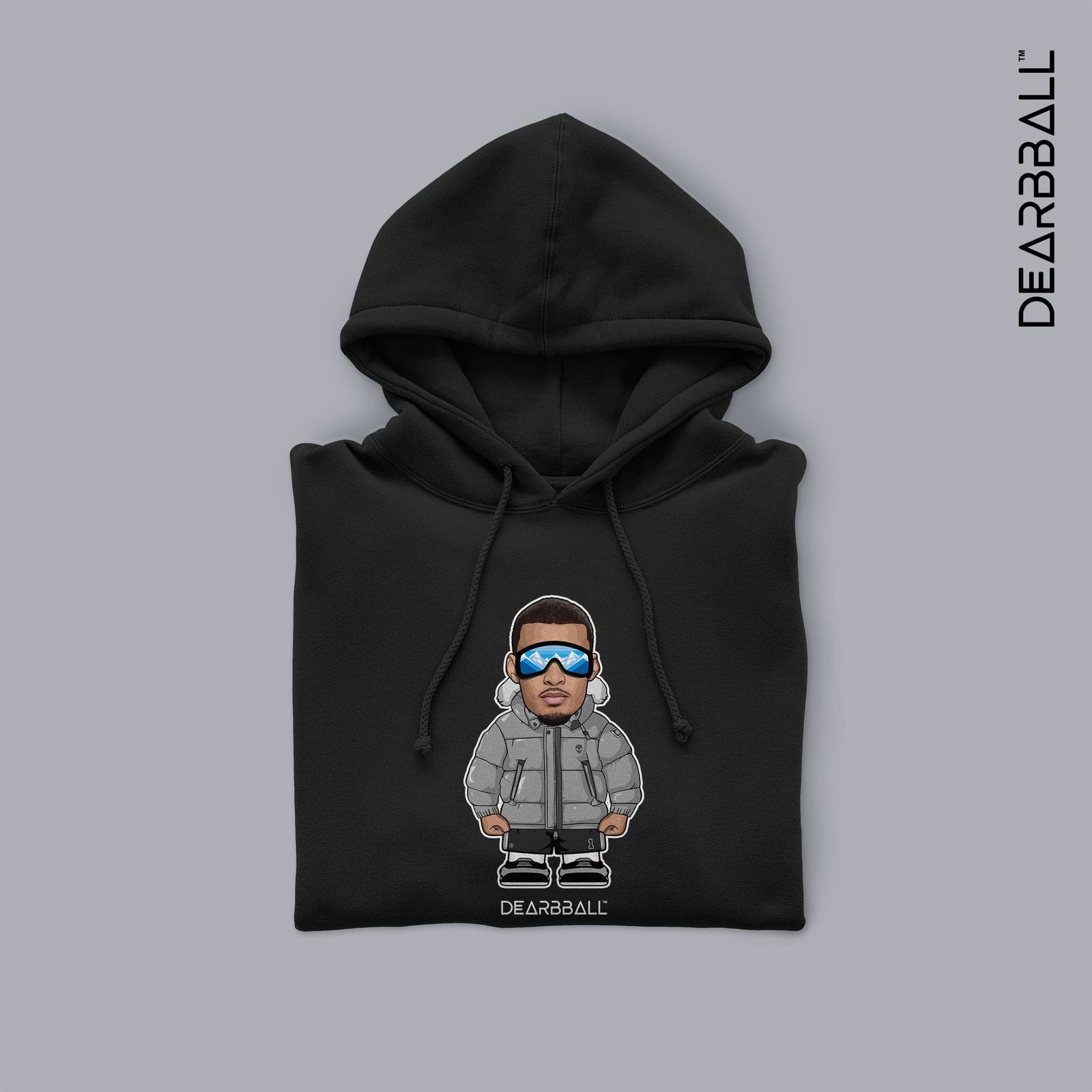 DearBBall Felpa con Cappuccio - The AL1EN Glacier Conqueror