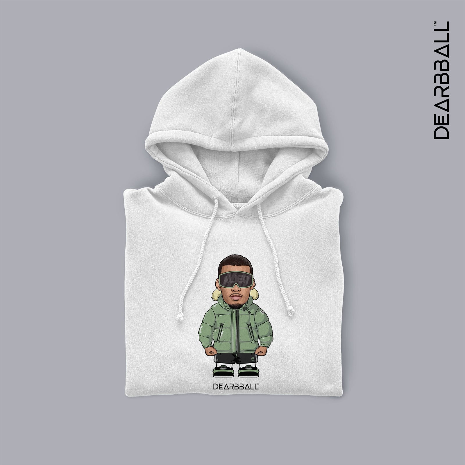 DearBBall Sudadera con Capucha - The ALIEN Winter Commandant