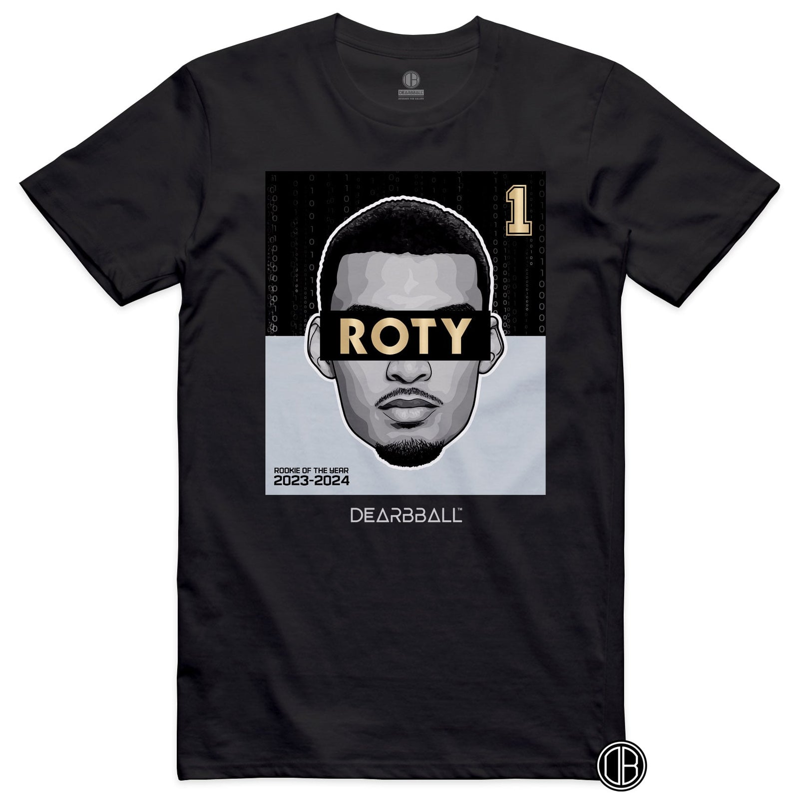 T-shirt DearBBall - Edição ROY Unanimous Gold