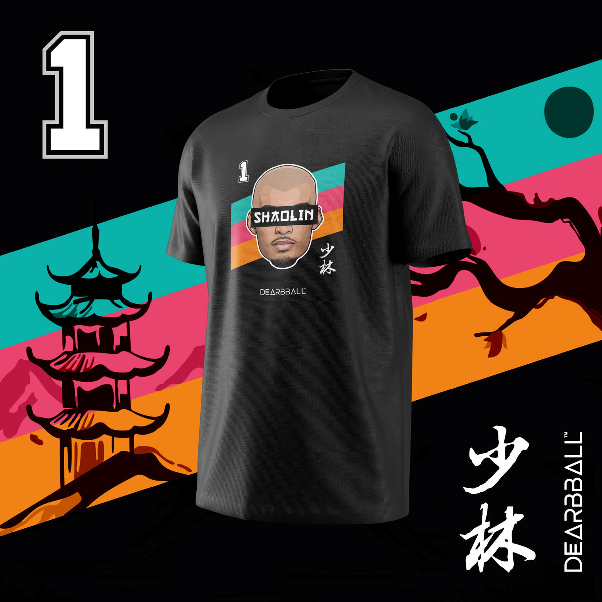 T-shirt DearBBall - Edição SHAOLIN Fiesta