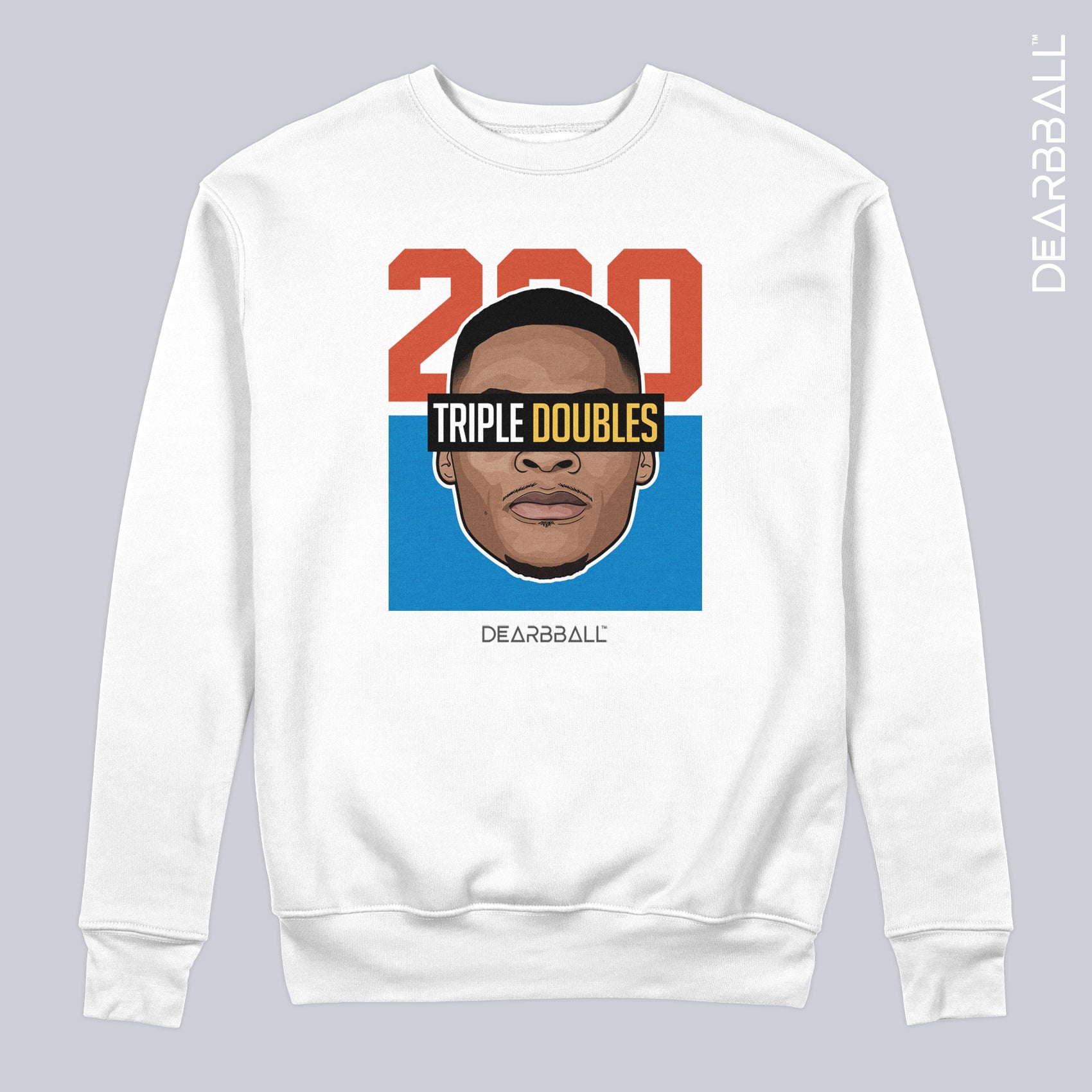 DearBBall SweatShirt - 200 Triples Doubles RECORD OKC Edition