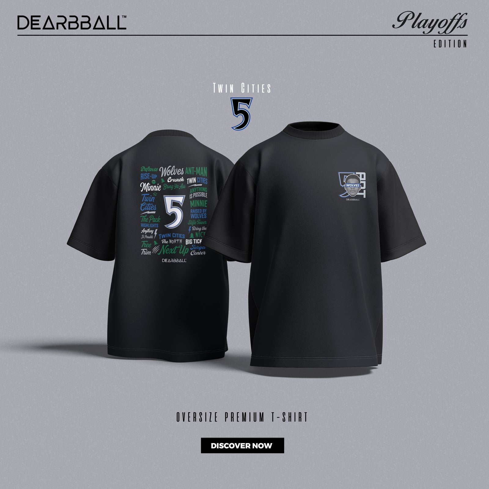 DearBBall T-skjorte Oversized Premium - ANT-MAN Words Matter-utgave