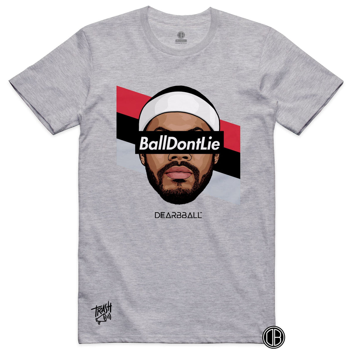 DearBBall Premium T-Shirt - BallDontLie Portland Trash 📢 Embroidery Edition