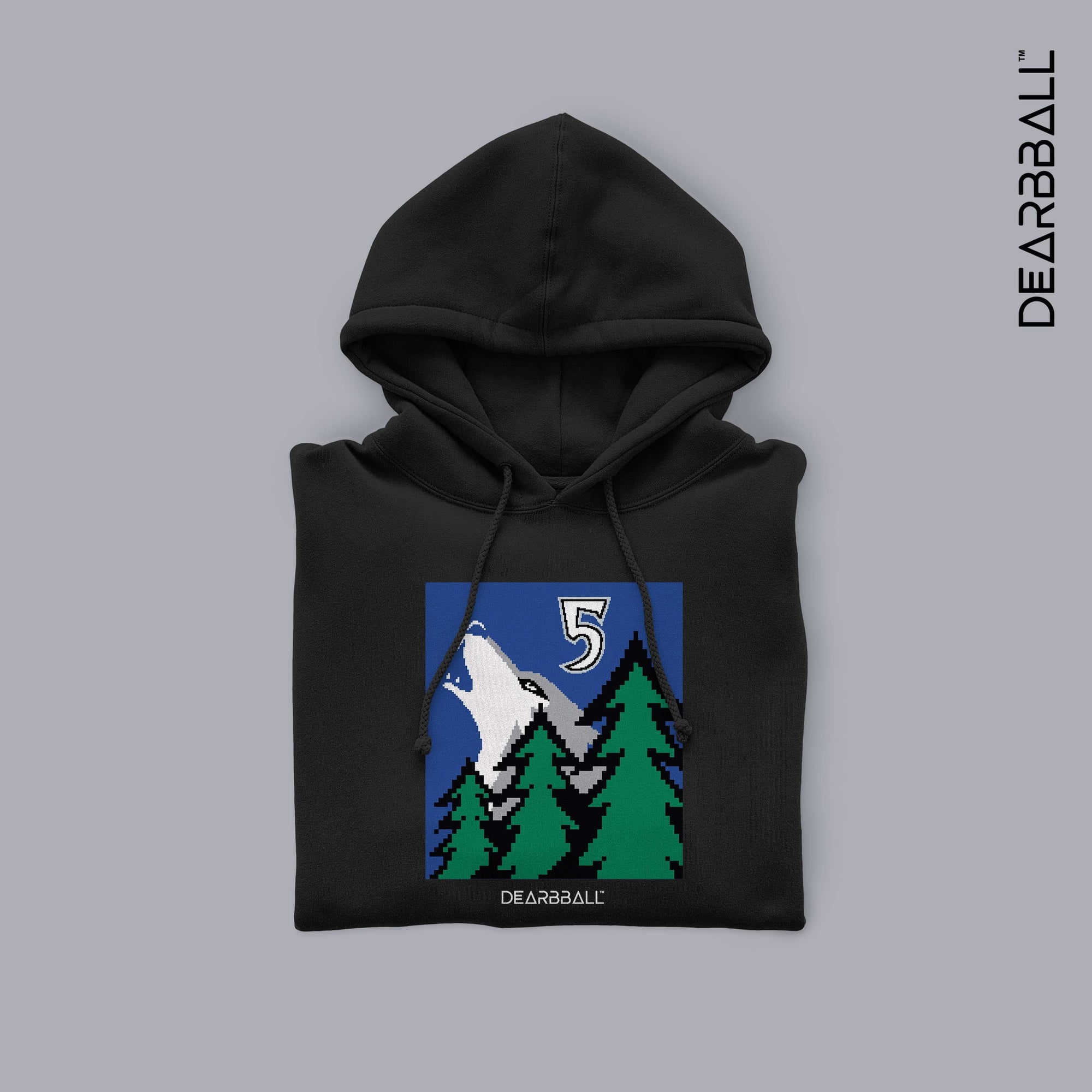 DearBBall Sweat à Capuche - ANT 5 Wolf Pixel Edition