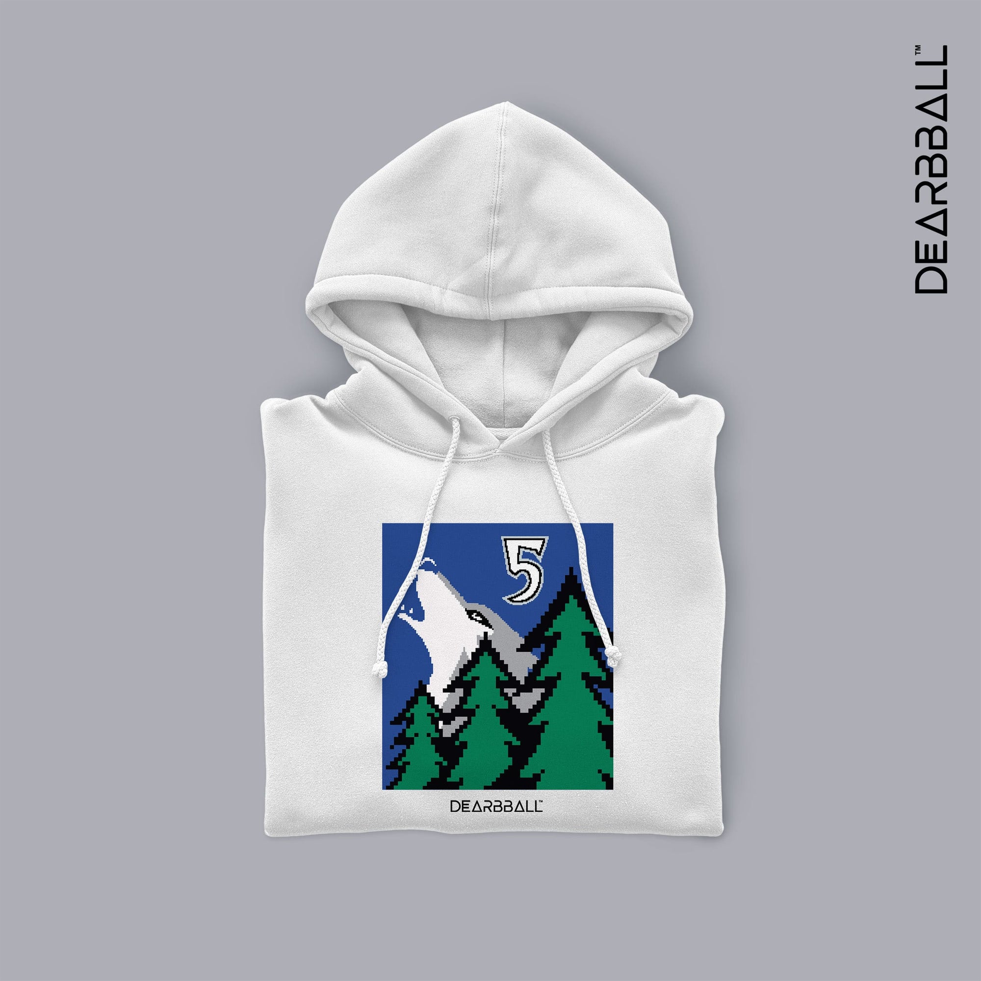 DearBBall Sweat à Capuche - ANT 5 Wolf Pixel Edition