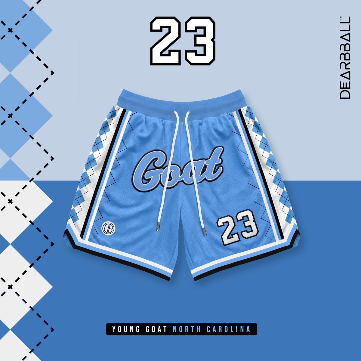 DearBBall Ensemble Short Mesh T-Shirt Premium - YOUNG GOAT NC Words Matter Edition