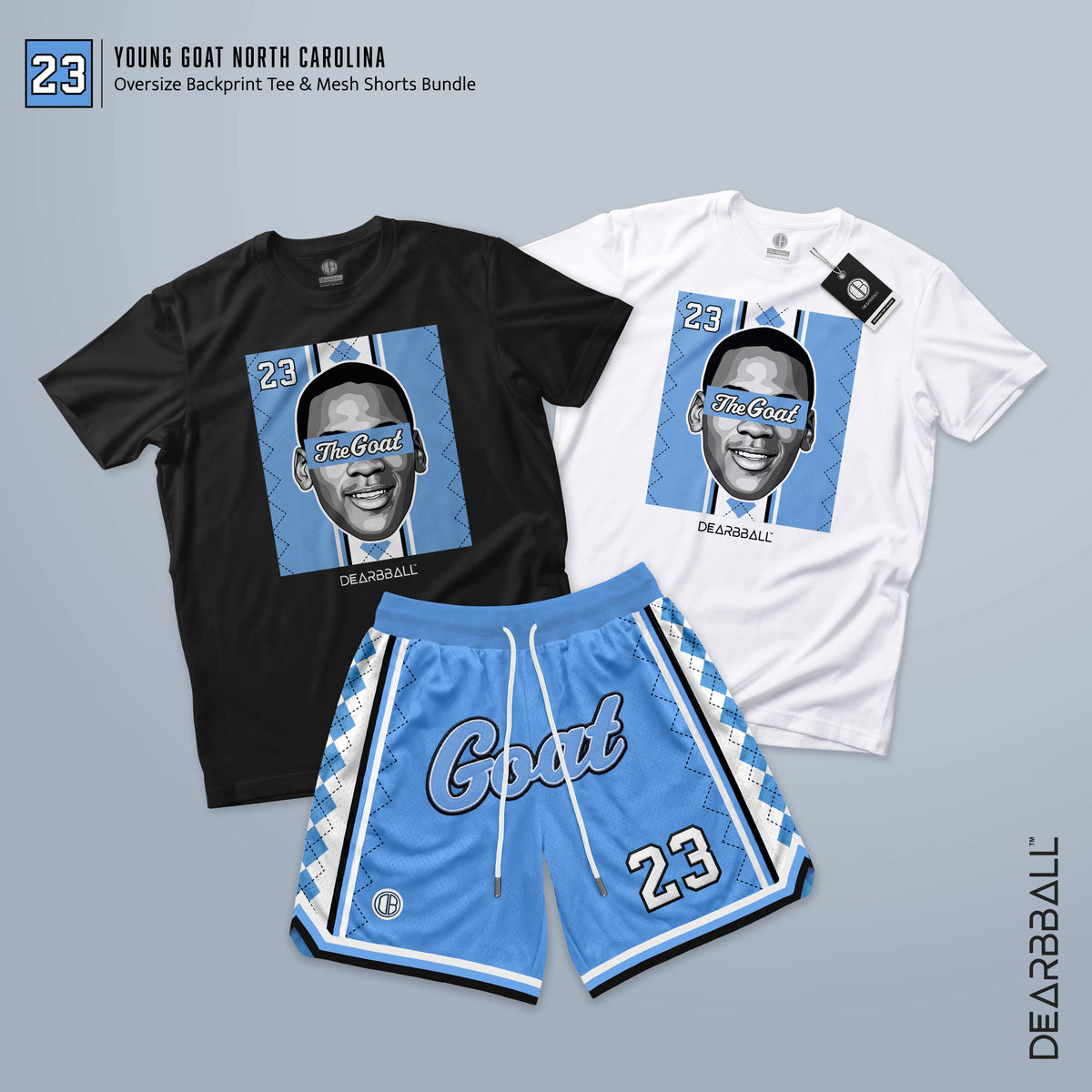 DearBBall T-Shirt - Young GOAT North Carolina Edition