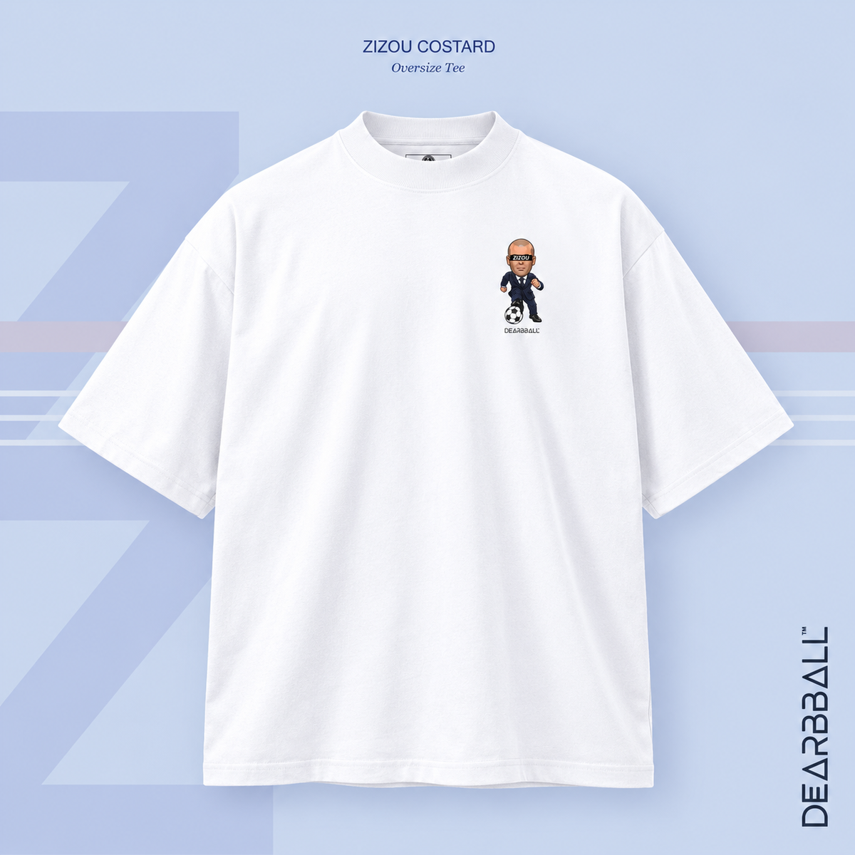 DearBBall T-Shirt Oversize Premium - ZIZOU Mini Player Coeur Edition