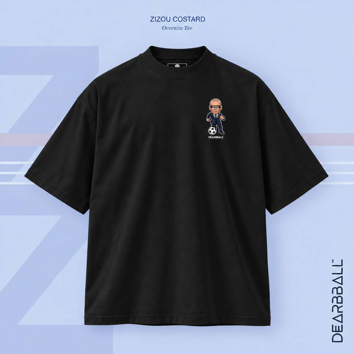 DearBBall T-Shirt Oversize Premium - ZIZOU Mini Player Coeur Edition