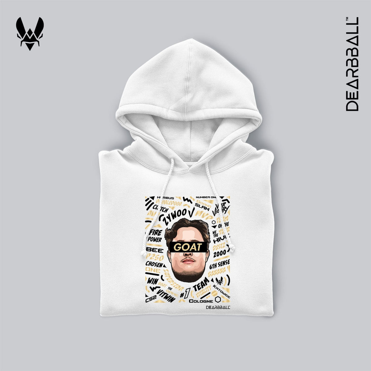 DearBBall Sweat à Capuche - ZYWOO GOAT Words Matter VITALITY