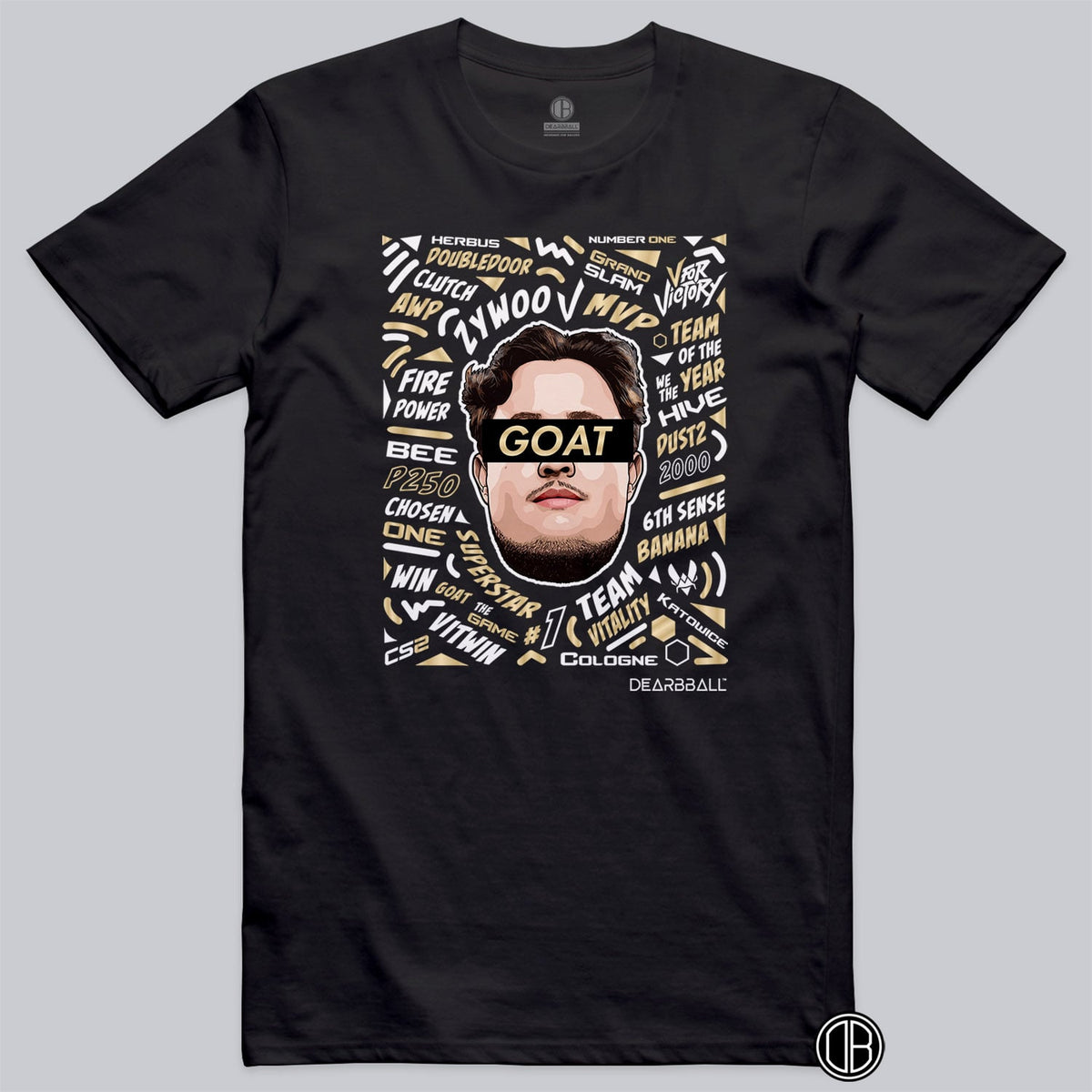 DearBBall T-Shirt - ZYWOO GOAT Words Matter VITALITY