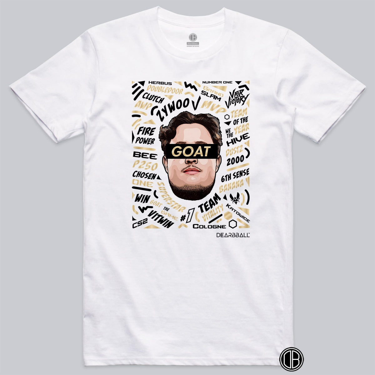 DearBBall T-Shirt - ZYWOO GOAT Words Matter VITALITY