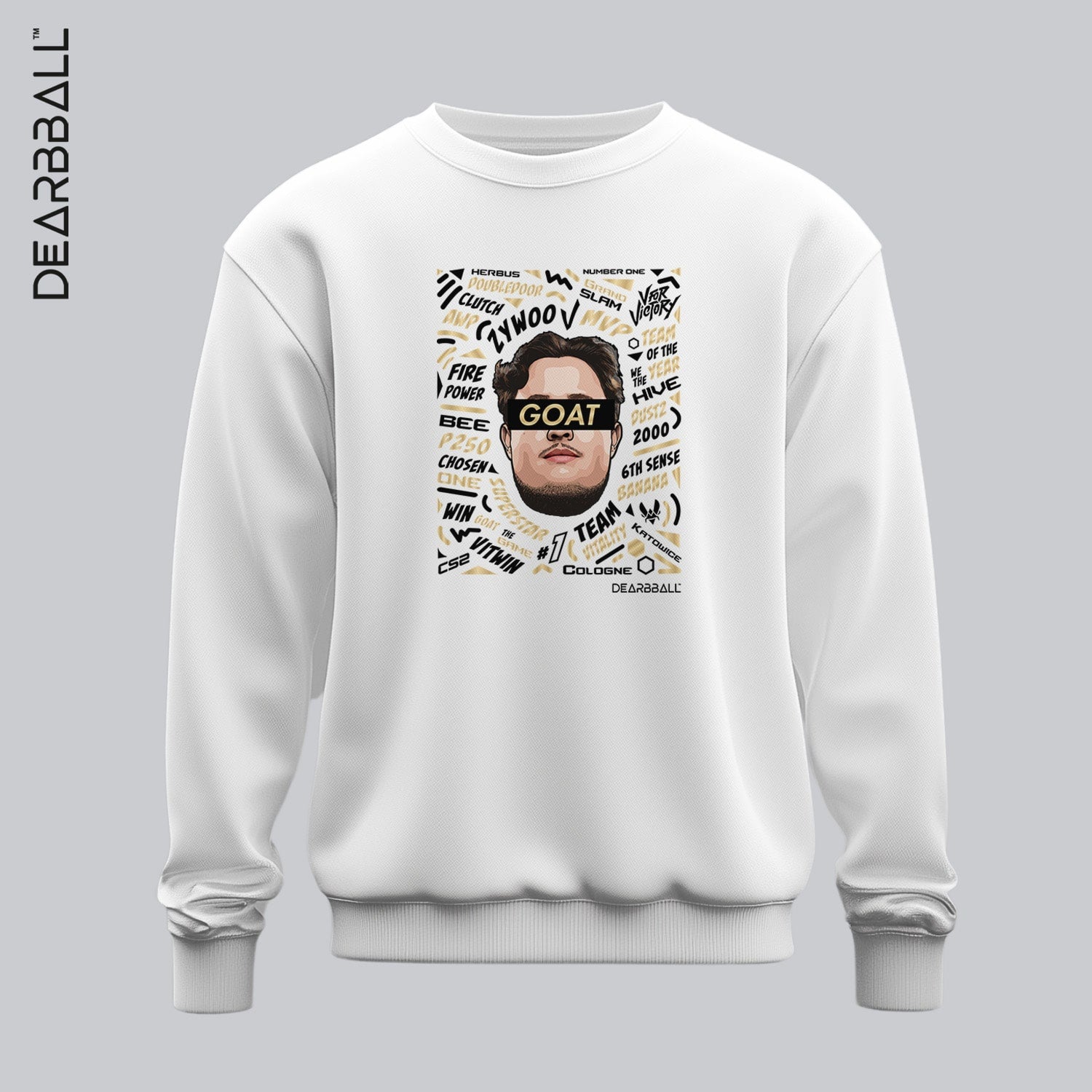 DearBBall Sweatshirt - ZYWOO GOAT Words Matter VITALITY