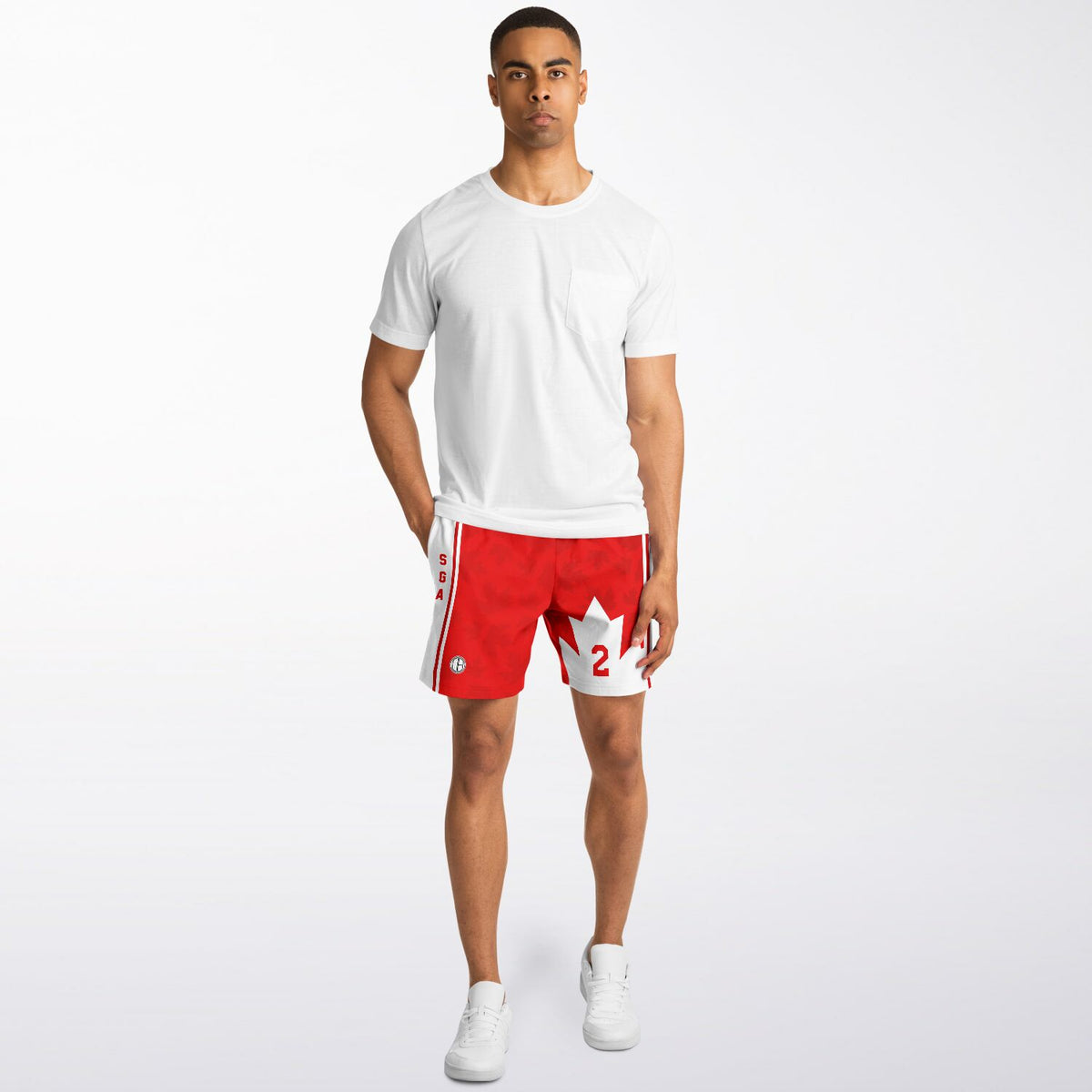 DearBBall Fashion Short - SGA 2 Canada Maple Red Edition 