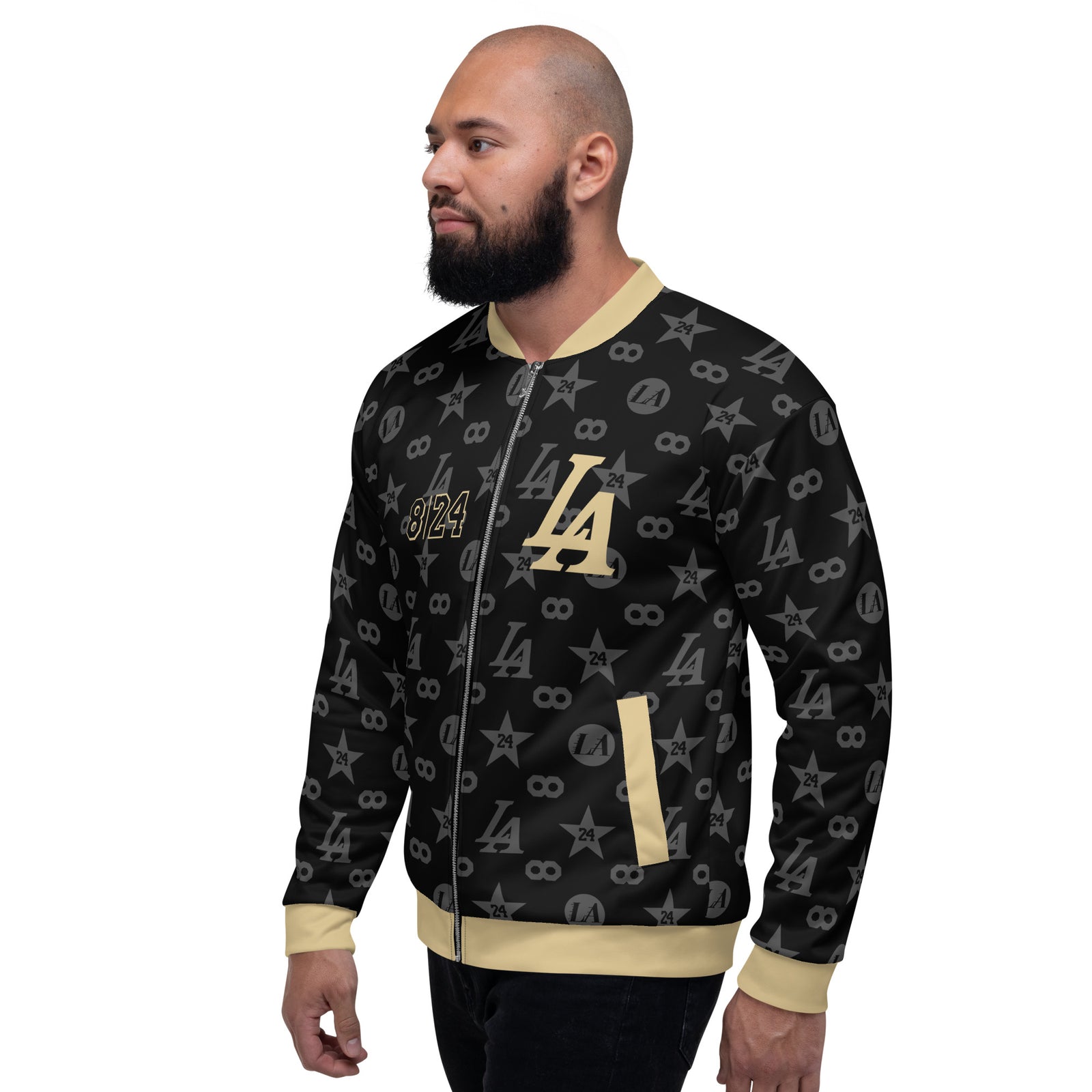 DearBBall Giacca Bomber - INFINITY Edizione Oro & Nero