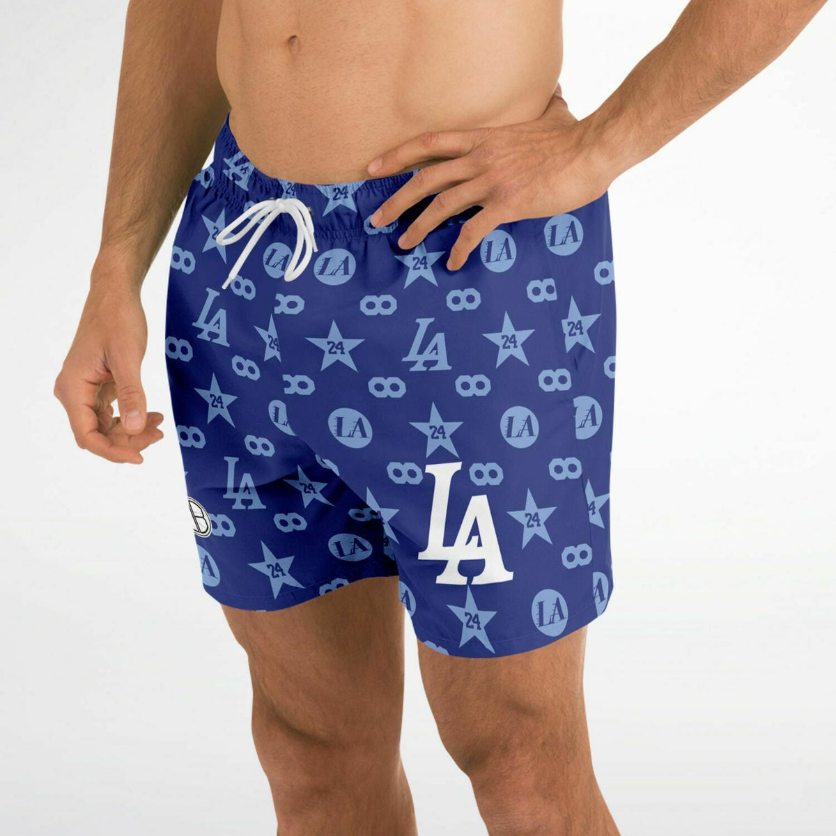 INFINITY Blue Swim Trunks