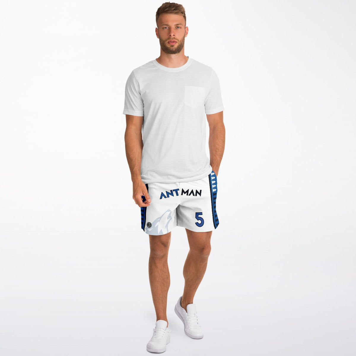 DearBBall Fashion Short - Ant-Man White Playoffs Edition