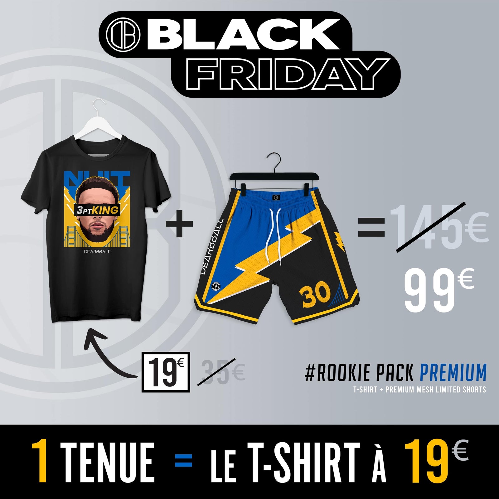 高級新秀包 €99 - 3PT KING 夜間版