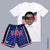 DearBBall Ensemble Short en Mesh T-shirt - USA ANT-MAN Stripes Edition