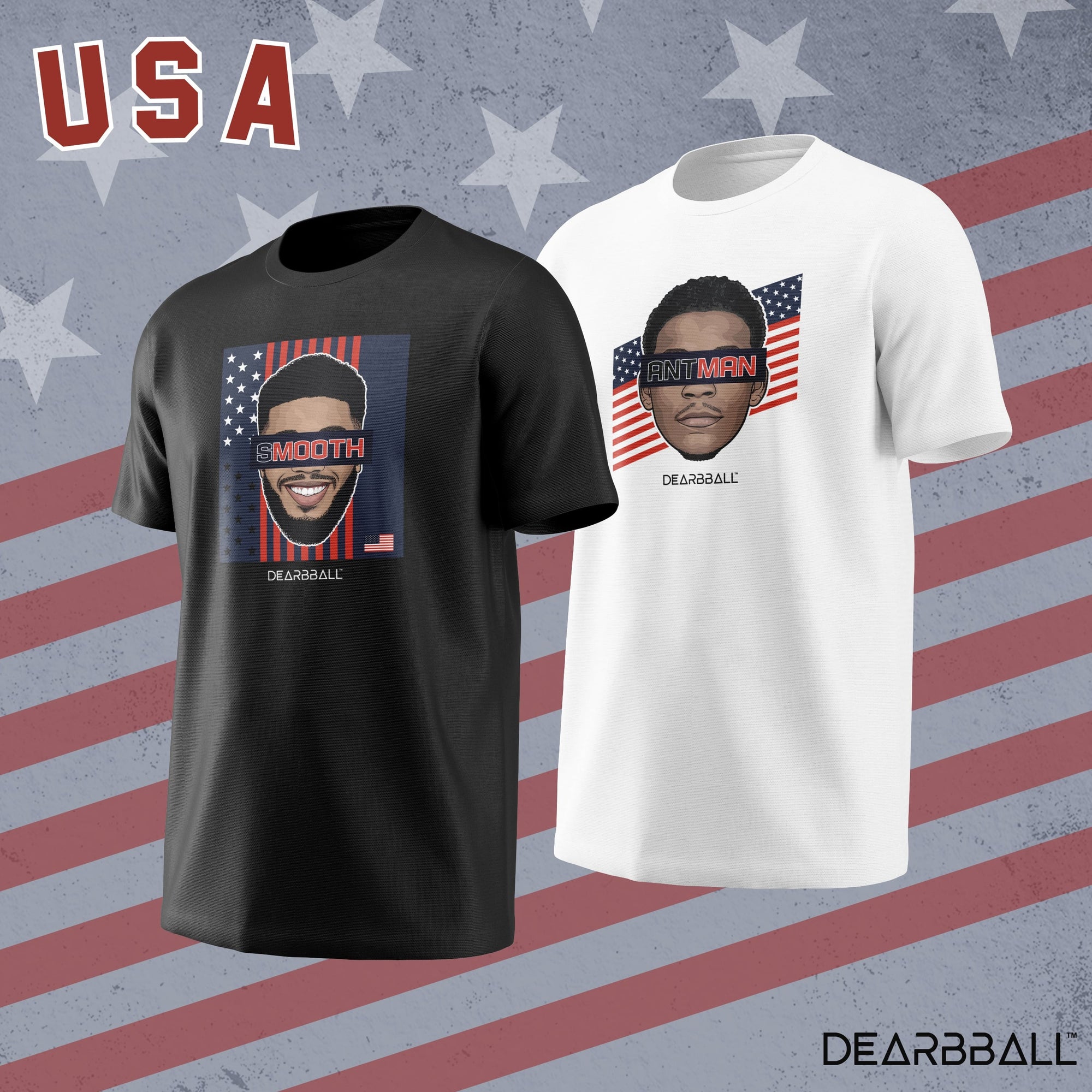 DearBBall Pack 2 T-Shirts - ANT-MAN x SMOOTH USA Edition