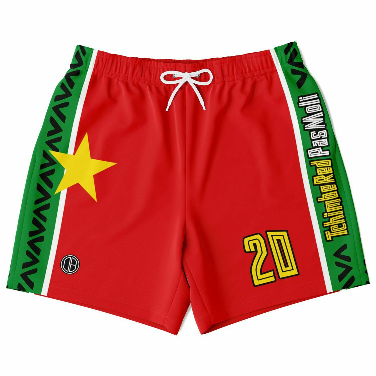 DearBBall Fashion Shorts - Tchimbé rèd pa moli Creole Edition
