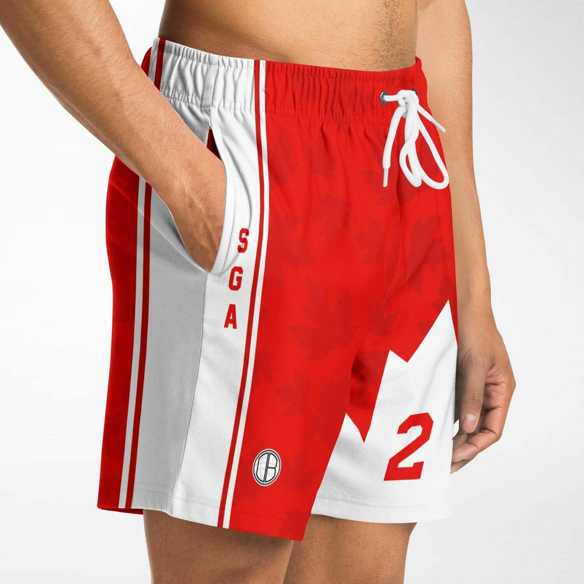 DearBBall Fashion Short - SGA 2 Canada Maple Red Edition 