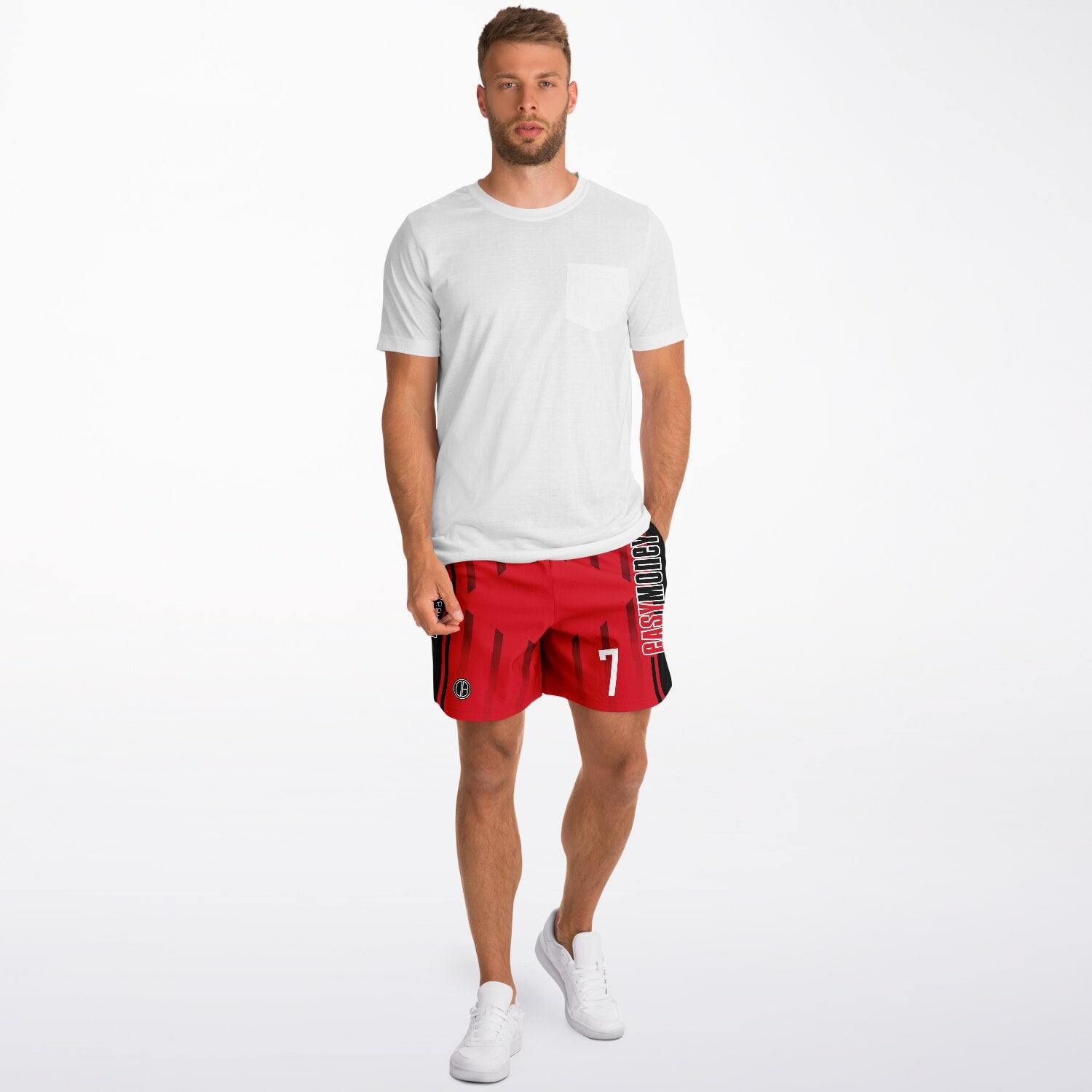 DearBBall Fashion Shorts - EasyMoney H-TOWN Red Edition