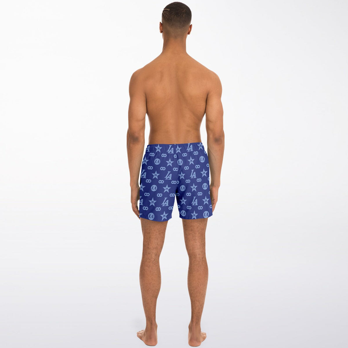 INFINITY Blue Swim Trunks