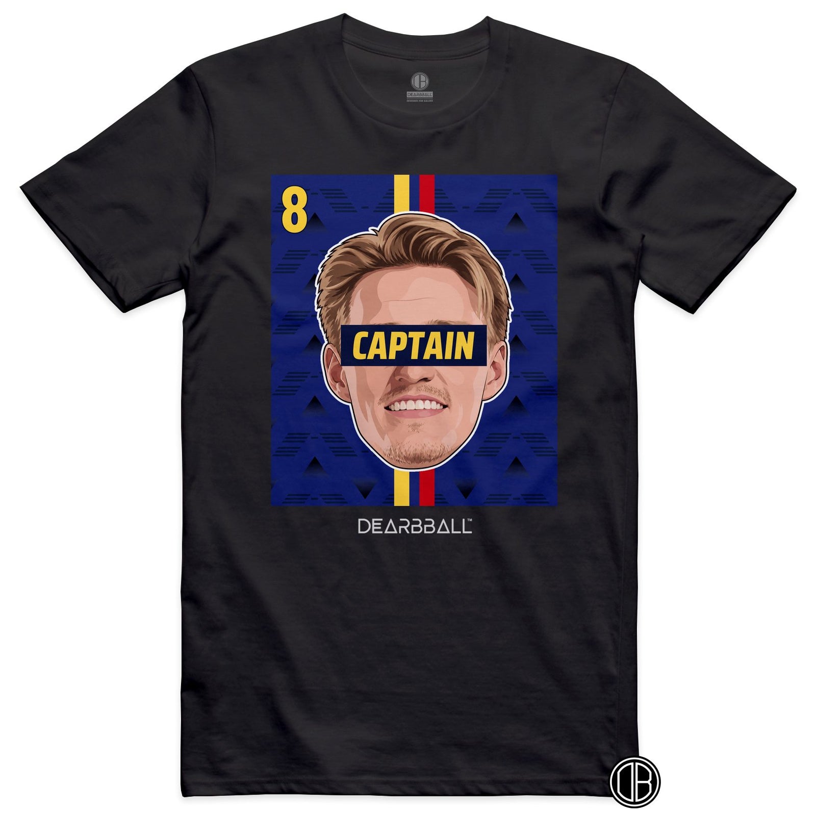 DearBBall Football – Arsenal – Ødegaard Arsenal – ARSENAL Away – T-shirt noir
