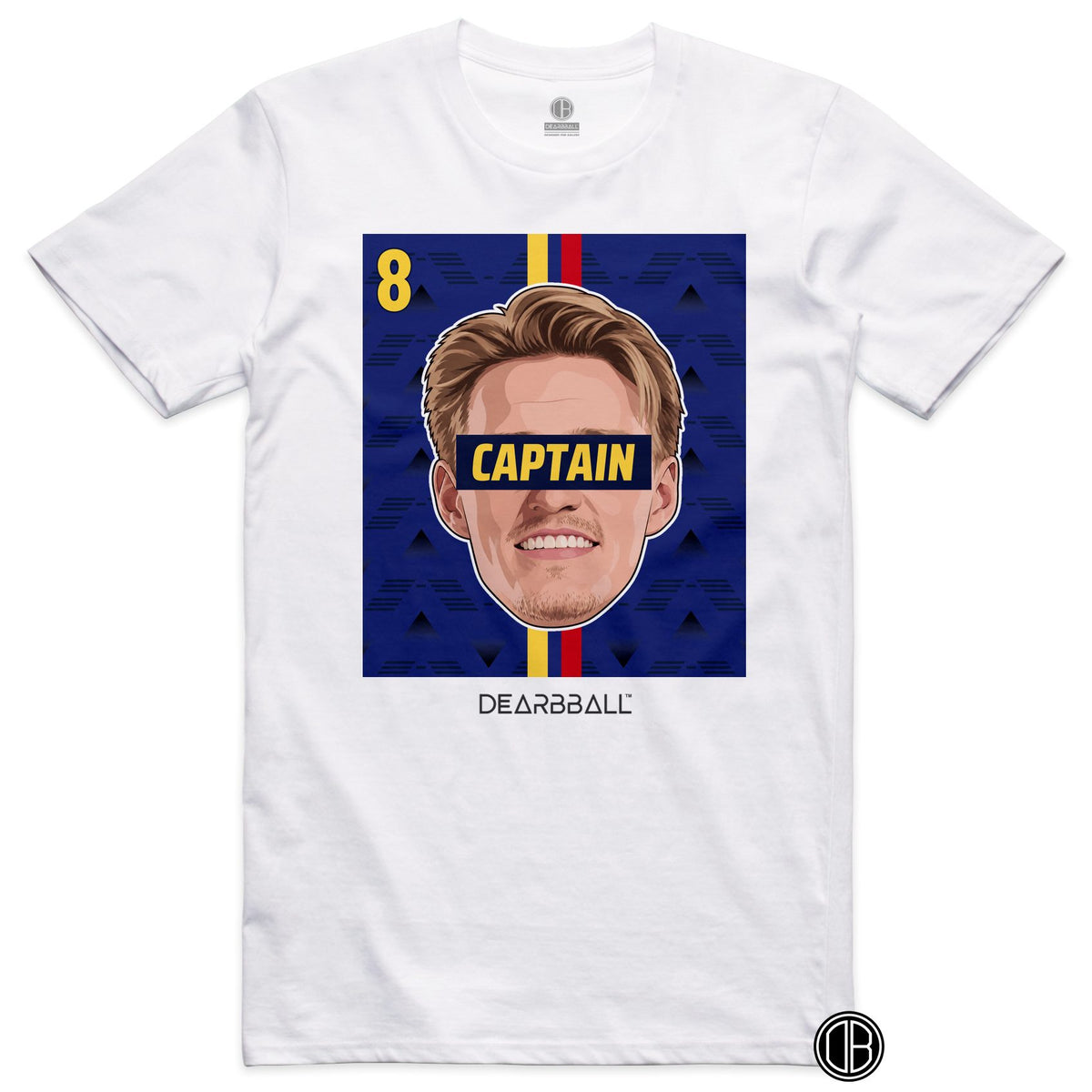 DearBBall Football – Arsenal – Ødegaard Arsenal – ARSENAL Away – T-shirt blanc