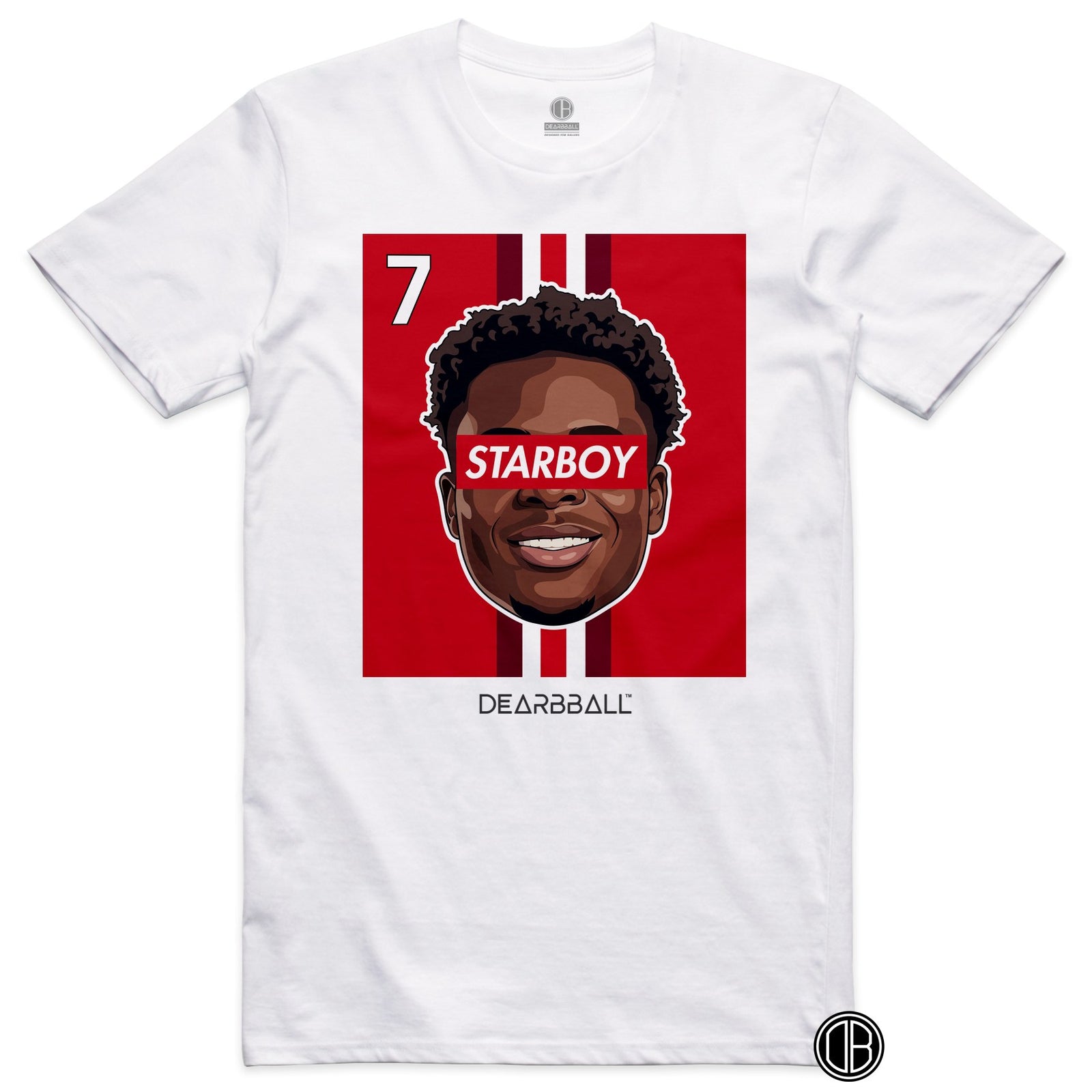DearBBall Football – Arsenal – Saka ARSENAL Home – T-shirt blanc
