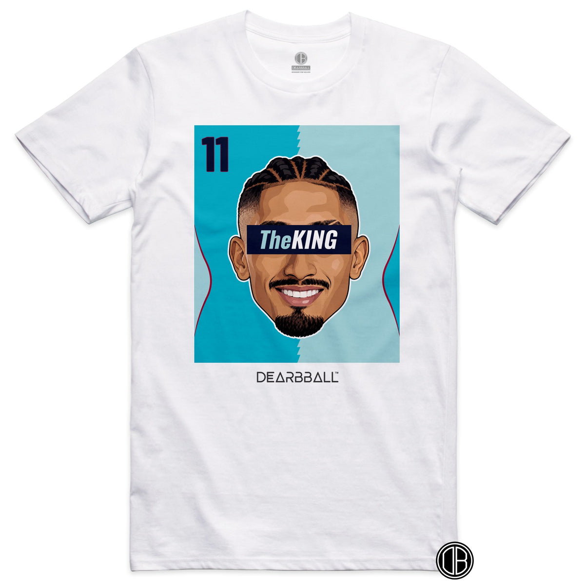 DearBBall Football – Barcelone – Raphinha – TheKING – BARCA 3rd – T-shirt blanc