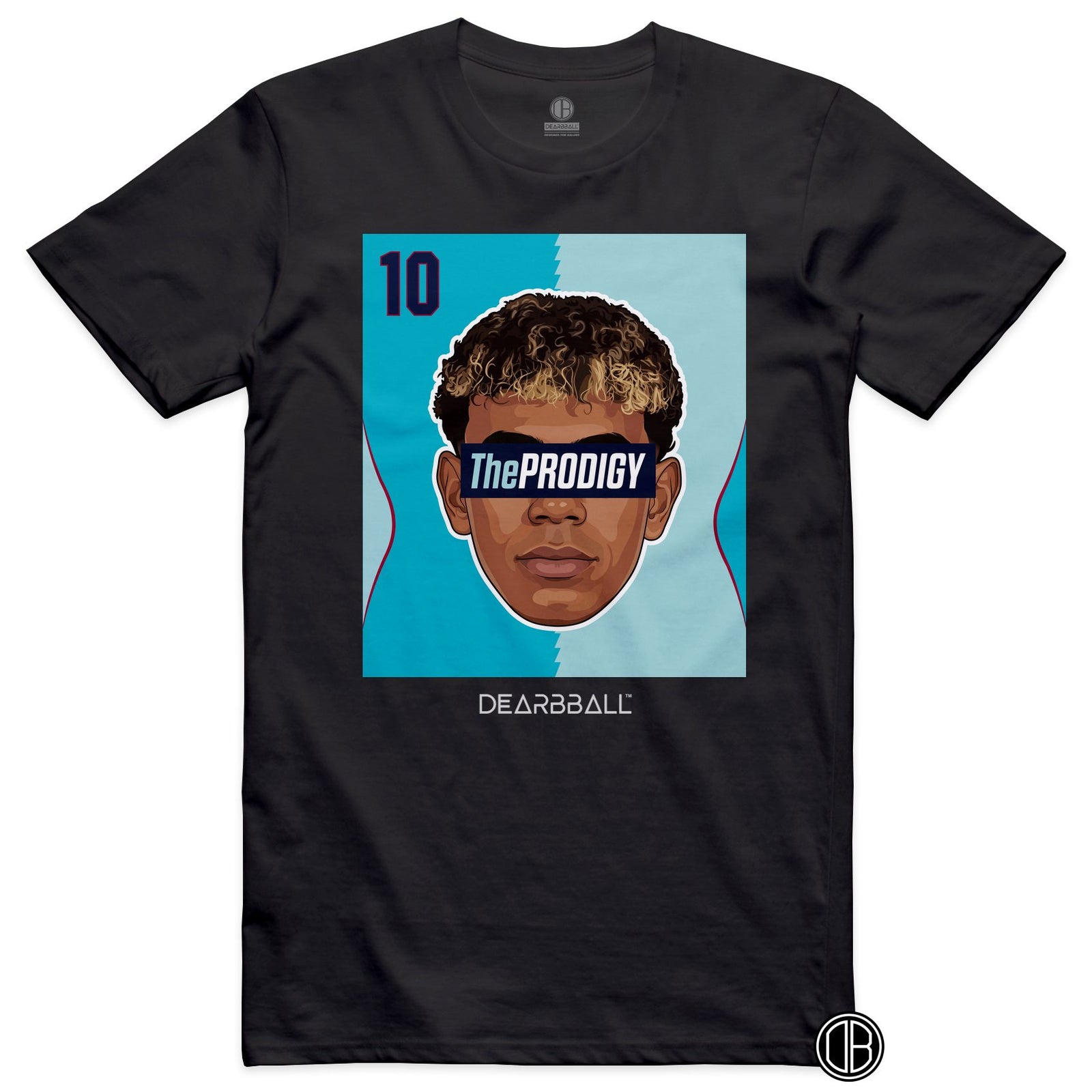 DearBBall Football – Barcelone – YAMAL BARCA 3RD KIT – T-shirt noir