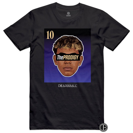 DearBBall Football – Barcelone – YAMAL BARCA Away – T-shirt noir