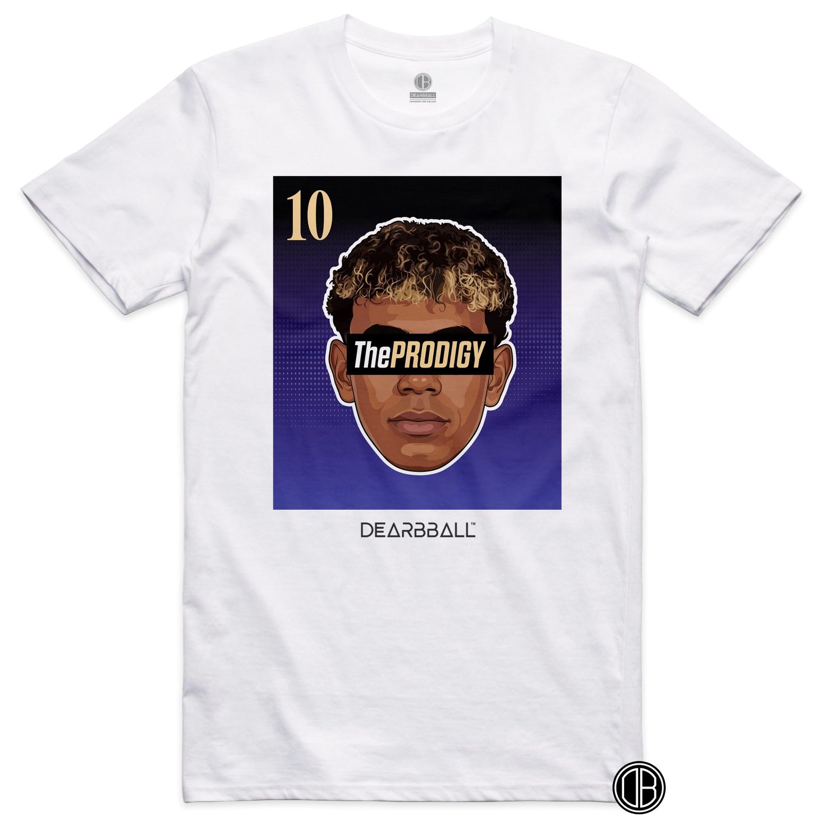 DearBBall Football – Barcelone – YAMAL BARCA Away – T-shirt blanc