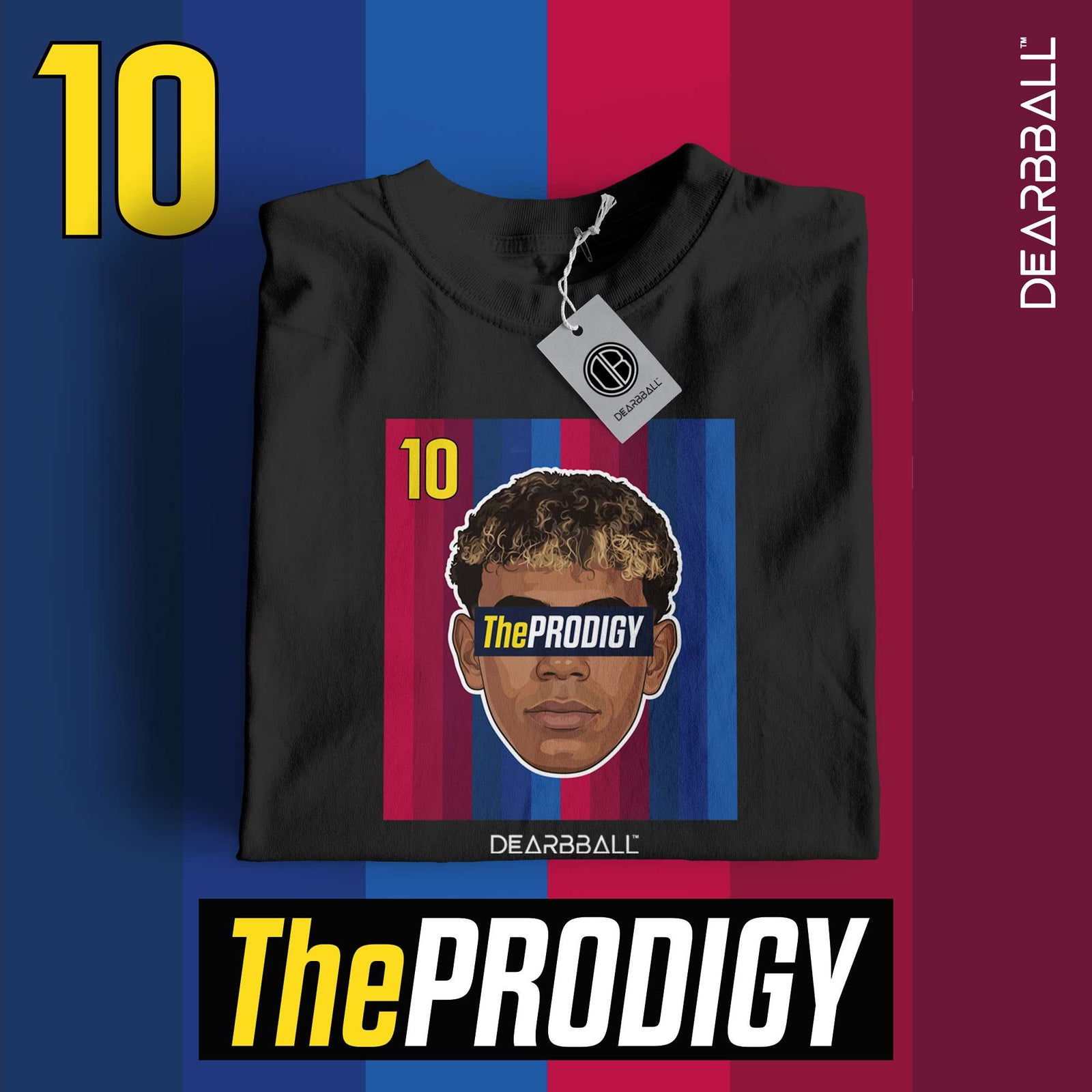 DearBBall Football – Barcelone – Yamal – ThePRODIGY – Home – Black – Marketing