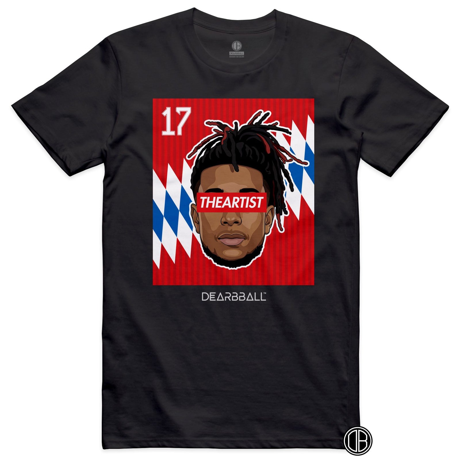 DearBBall Football – Bayern Munich – OLISE Bayern Alt – T-shirt noir