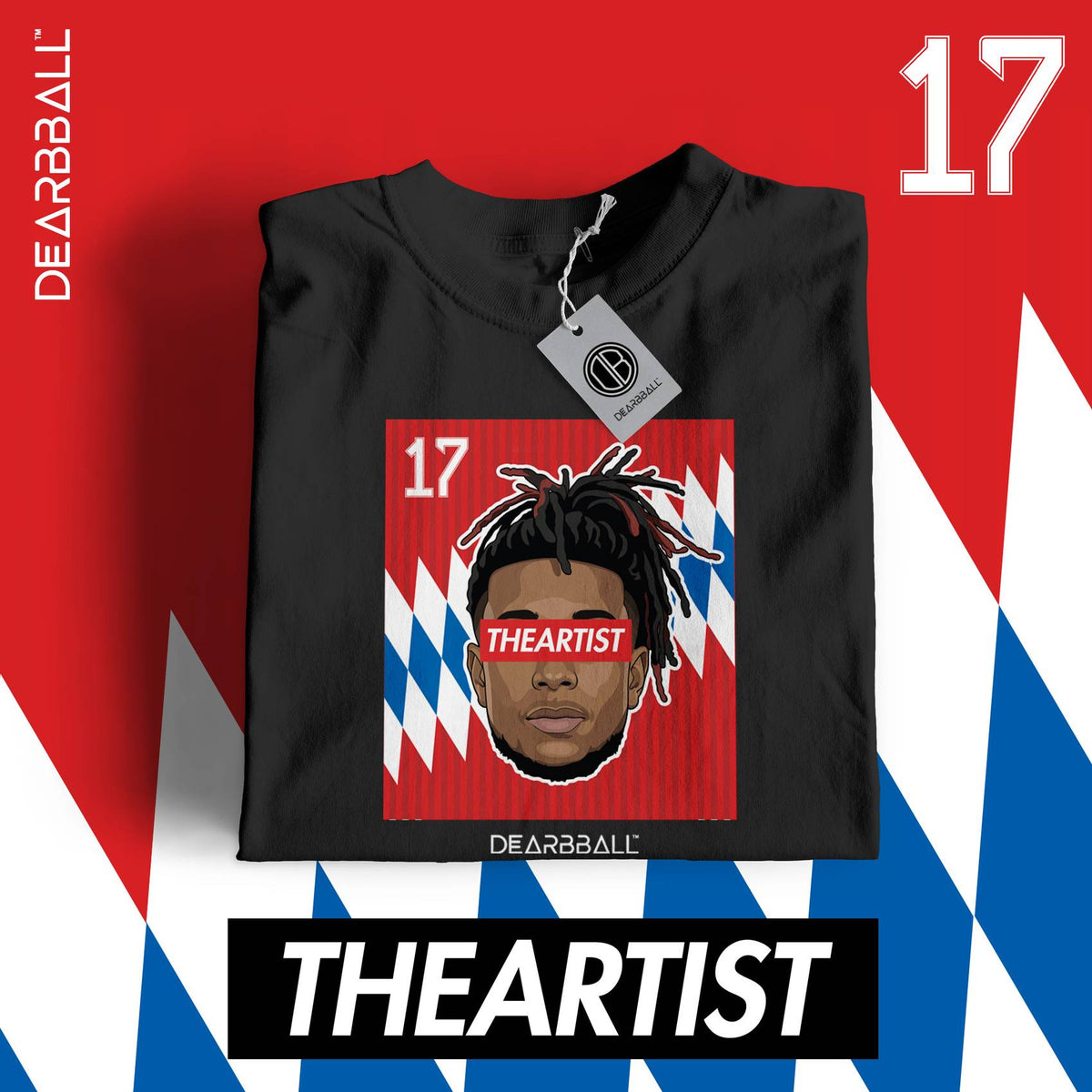 DearBBall Football – Bayern Munich – Olise – TheARTIST – Alternative – Black – Marketing