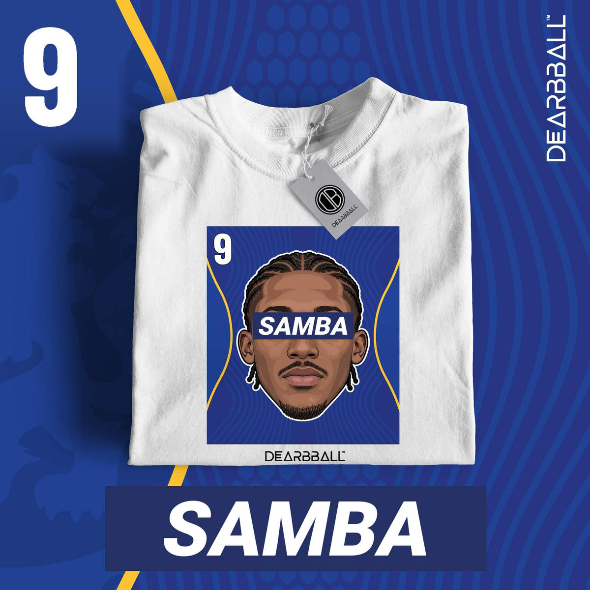 DearBBall Football – Chelsea – Joao Pedro – SAMBA – Home – White – Marketing