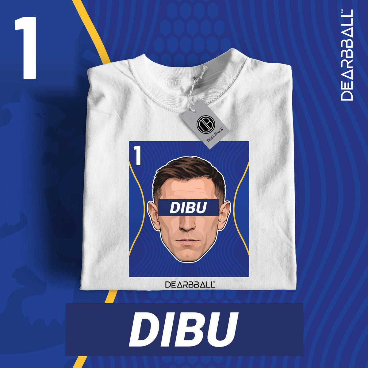 DearBBall Football – Chelsea – Martinez – DIBU – Home – White – Marketing
