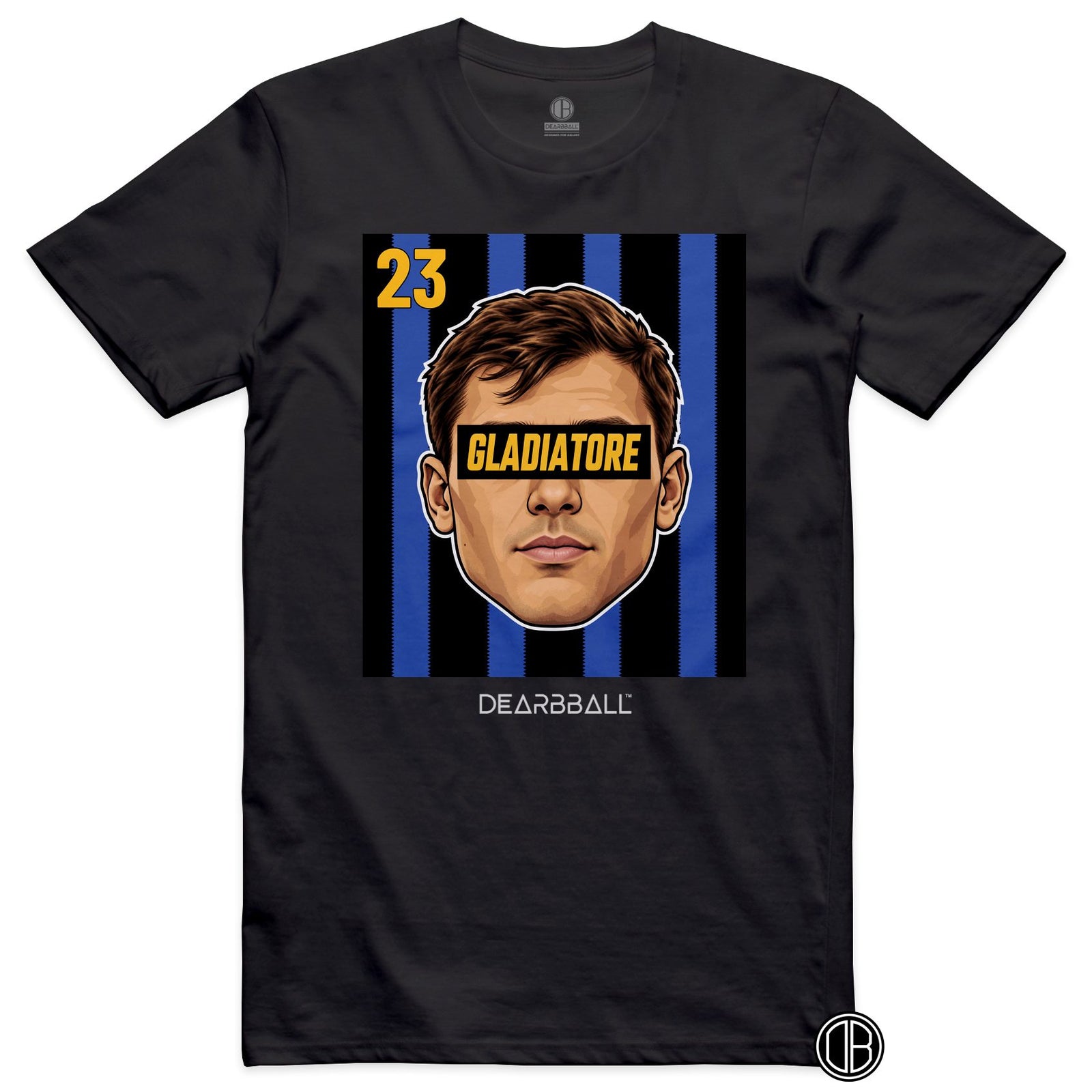 DearBBall Football – Inter Milan – Barella Inter Milan – INTER Home – T-shirt noir