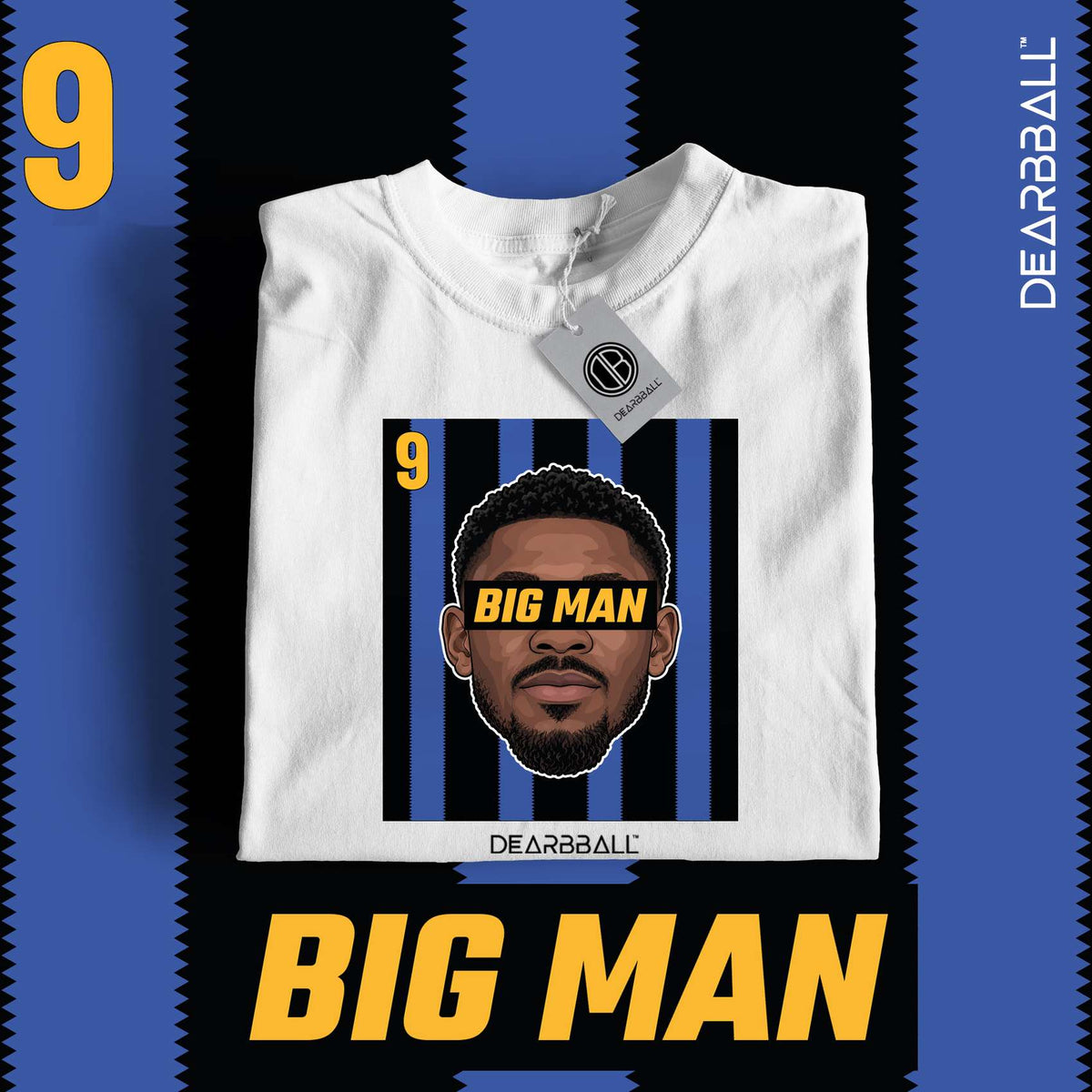 DearBBall Football BIG MAN Thuram Inter Milan - blanc