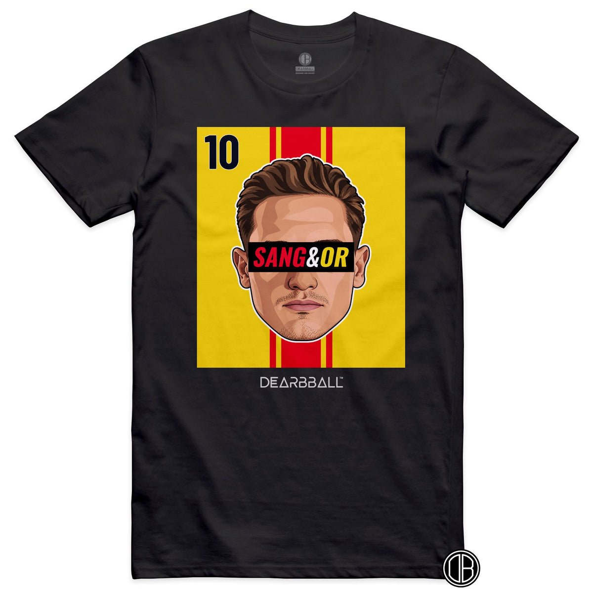 DearBBall Football – Lens – Florian Thauvin – Sang&amp;Or – RC LENS Home – T-shirt noir