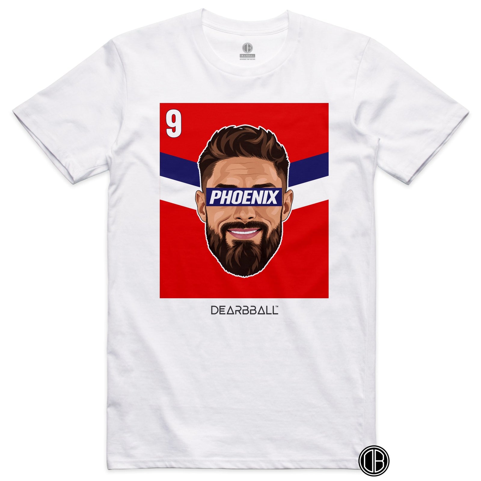 DearBBall Football – Lille – Olivier Giroud – PHOENIX – LILLE Home – T-shirt noir