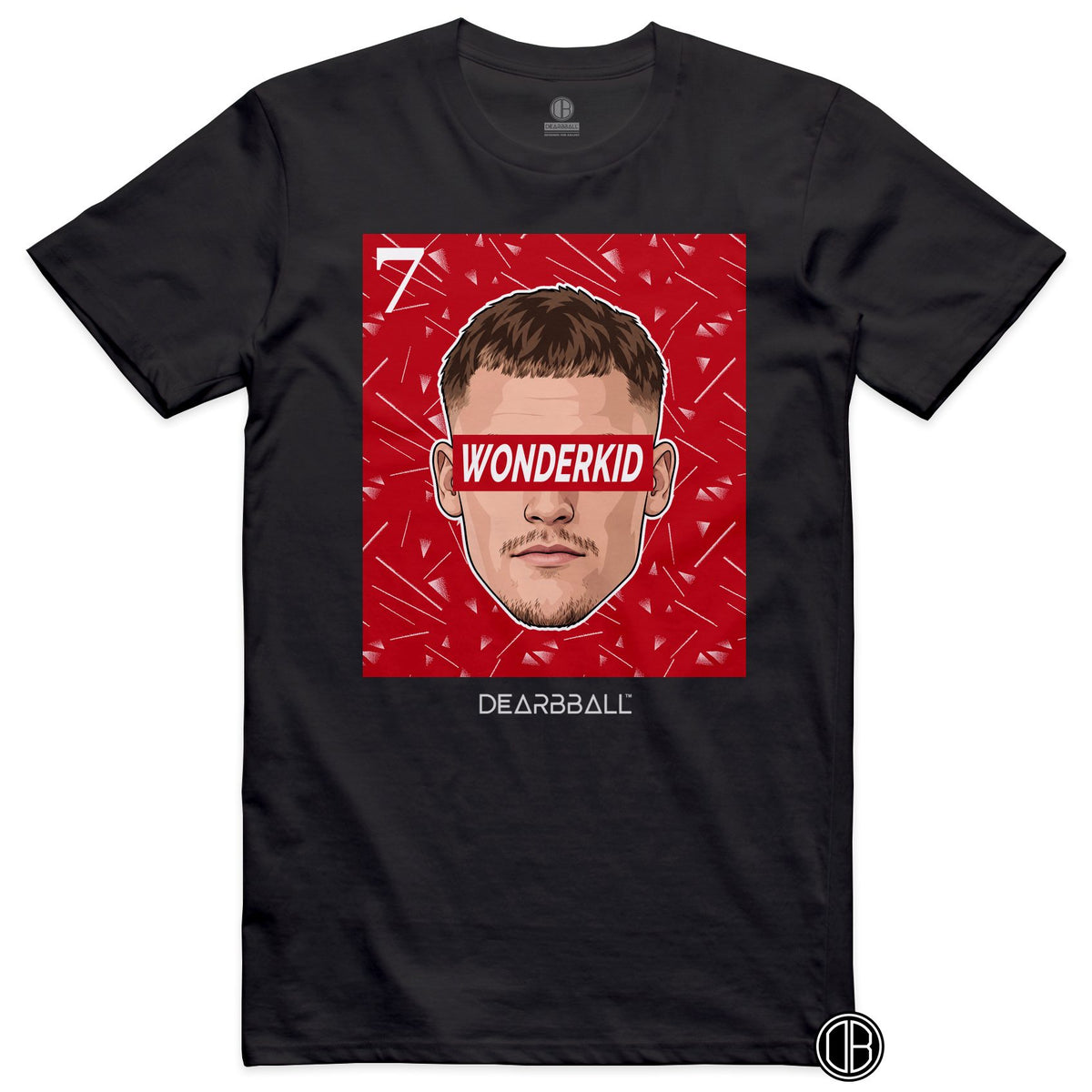 T-shirt DearBBall Football WONDERKID 7 Liverpool Wirtz - noir