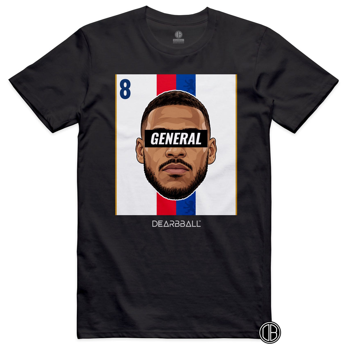 DearBBall Football – Lyon – Corentin Tolisso Lyon – LYON Home – T-shirt noir