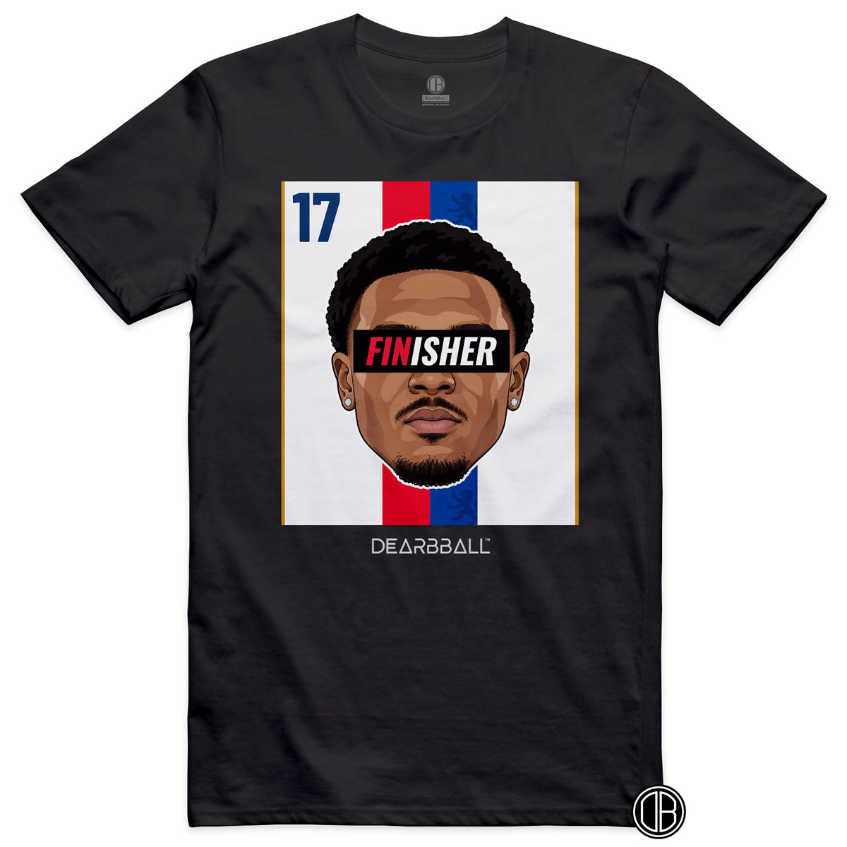 T-shirt DearBBall Football FINISHER 17 Lyon Openda - noir