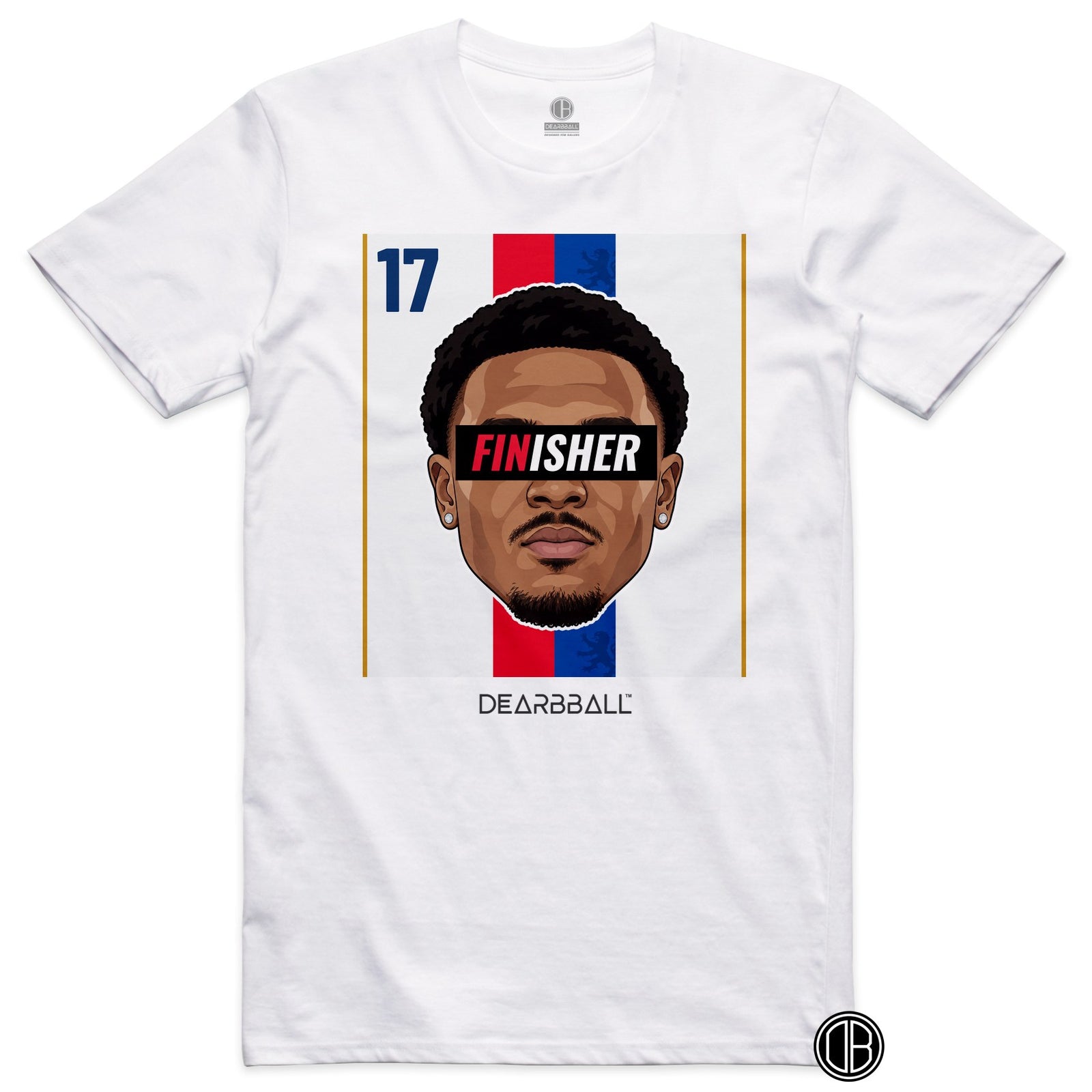 T-shirt DearBBall Football FINISHER 17 Lyon Openda - blanc