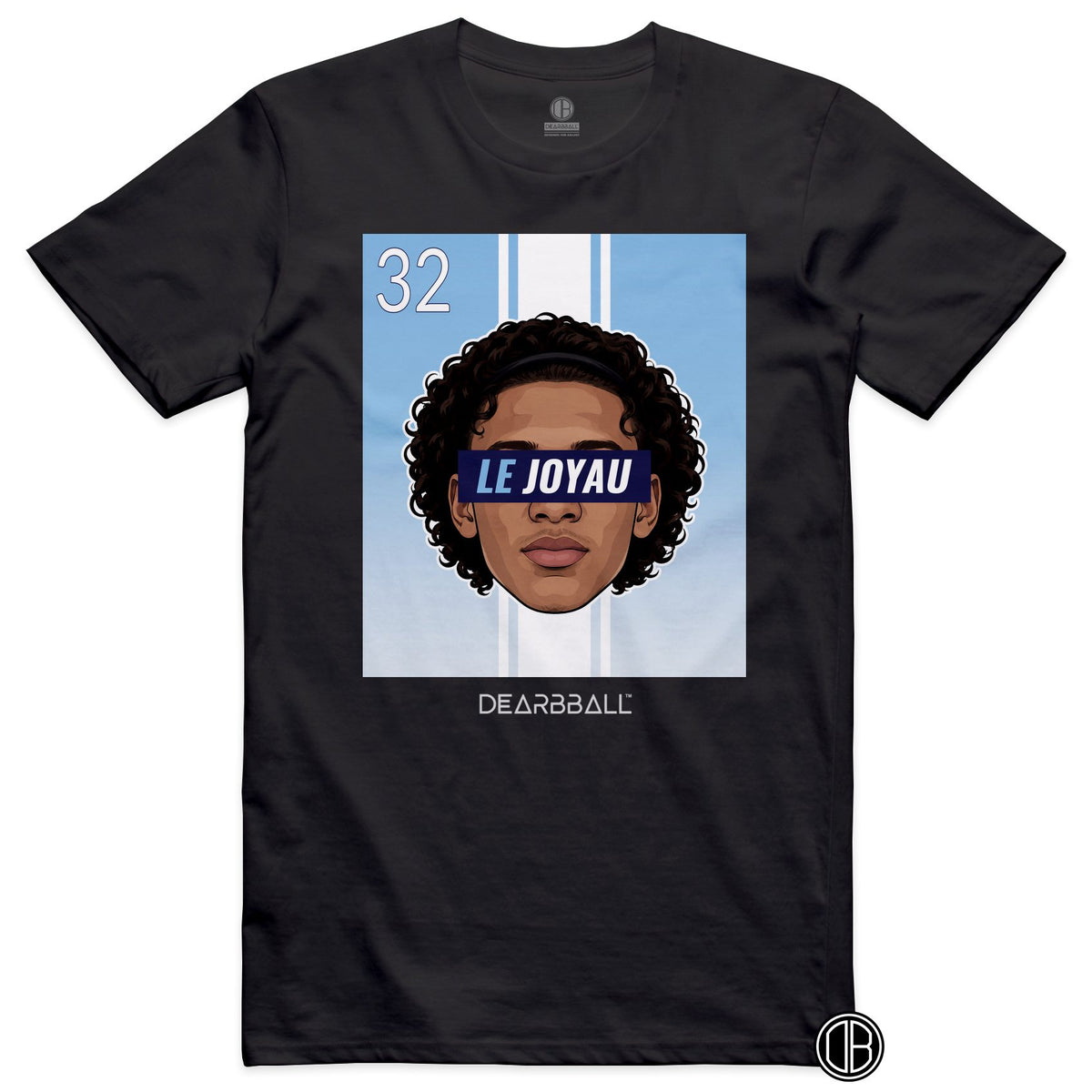 T-shirt DearBBall Football LE JOYAU 32 Manchester City Bouaddi Home - noir