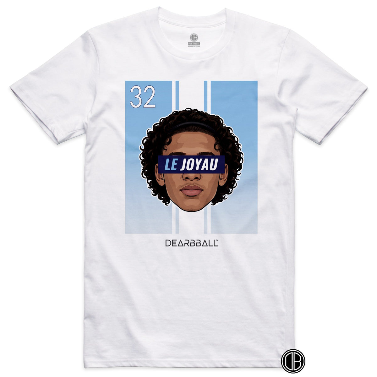 T-shirt DearBBall Football LE JOYAU 32 Manchester City Bouaddi Home - blanc